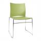 Besucherstuhl "W-Chair", weiß ch490-0