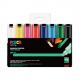 Pigmentmarker POSCA PC-8K, 4er Etui PC8K/16A ASS22