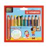 Multitalentstift woody 3 in 1, 10er Karton-Etui mit Spitzer