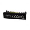 Desktop Patch Panel Kat. 6, schwarz