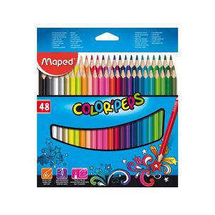Dreikant-Buntstift COLORPEPS, 48er Kartonetui 832048FC