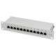 10" Patch Panel Kat. 6, lichtgrau NP0046