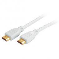 HDMI Anschlusskabel, A-Stecker - A-Stecker, weiß