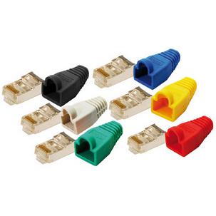 RJ45 Stecker mit Knickschutztülle, Kat.5e MP0011