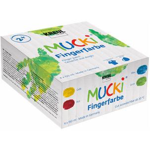 Fingerfarbe "Mucki", 4er-Set 2314