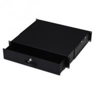 19" Dokumentenfach, 2 HE, schwarz