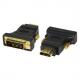HDMI Stecker - DVI-D 24+1 Kupplung  AH0001