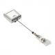 Ausweishalter mit Jojo CHROME QUADRO, mit Federhaken, SB-Verpackung 8328-23