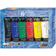 Acrylfarbe el Greco, 6er-Set