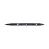 Fasermaler "DUAL BRUSH PEN ABT", lamp black