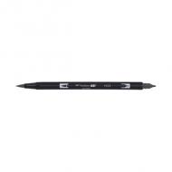 Fasermaler "DUAL BRUSH PEN ABT", lamp black