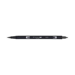 Fasermaler "DUAL BRUSH PEN ABT", lamp black ABT-N25