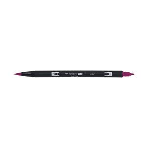 Fasermaler "DUAL BRUSH PEN ABT", port red ABT-757