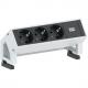 Steckdosenleiste DESK 2, 3-fach, inox 902.2048