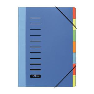 Ordnungsmappe DESKORGANIZER, 7-teilig, blau 44043-13