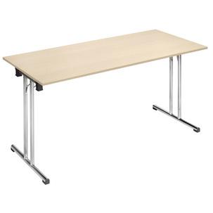 Symbolbild: Klapptisch Chromeline1, rechteck, ahorn TPCH167E