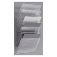 Wand-Prospekthalter-Set "FLEXIBOXX 6", transparent