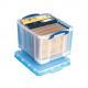 Aufbewahrungsbox 35 Liter, transparent blau 35CCB