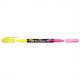 Textmarker TWIN CHECKER, gelb / pink SLW8-GS