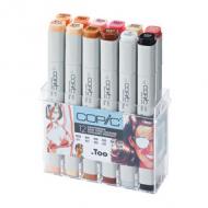 Profi Marker, 12er Set Hautfarben