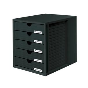 Schubladenbox, schwarz 1450-13