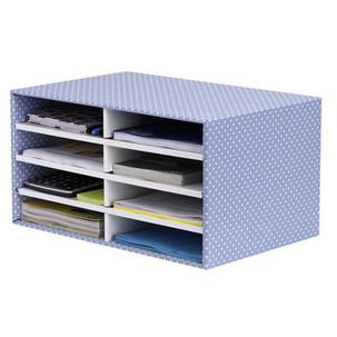 Schreibtisch-Manager blau / weiß 4482501
