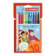 Fasermaler / Fineliner Trio® 2in1, 10er Etui  222/10-01