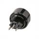 Reisestecker-System Schutzkontaktstecker / Schweiz - Rückseite, schwarz 1508642