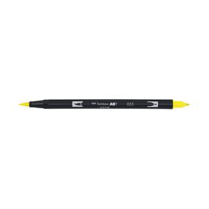 Fasermaler "DUAL BRUSH PEN ABT", process yellow ABT-055