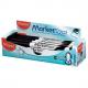 Whiteboard-Marker MarkerPeps, schwarz - 12er Display 741830