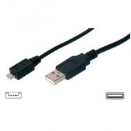 USB 2.0 Micro Kabel, USB-A <br>- Micro USB-A