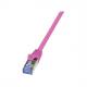 Patchkabel Kat. 6A S/FTP, pink CQ3013S