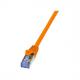 Patchkabel Kat. 6A S/FTP, orange CQ3019S