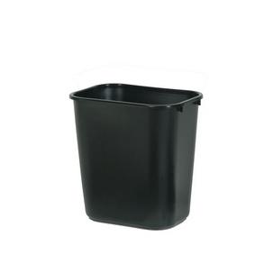 Kunststoff-Papierkorb, 26,6 Liter, schwarz FG295600BLA