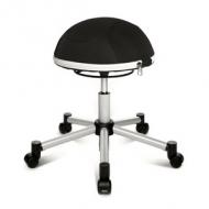 Hocker "Sitness Half Ball", schwarz