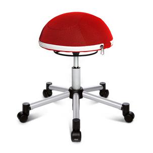 Hocker "Sitness Half Ball", rot SH17 BB2