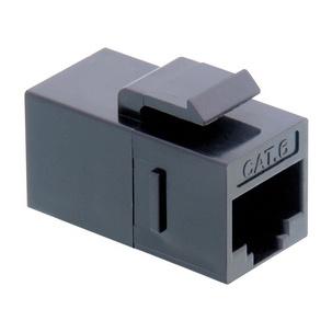 Keystone Verbinder Kat.6, Klasse E, ungeschirmt, schwarz  NK4012