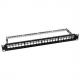 19" Keystone Patch Panel, geschirmt, schwarz NK4041