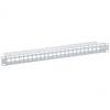 19" Keystone Patch Panel, ungeschirmt, lichtgrau