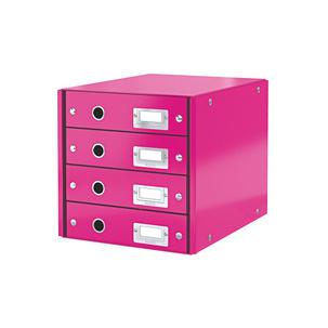 Schubladenbox Click & Store WOW, pink 6049-00-23