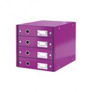 Schubladenbox Click & Store WOW, violett