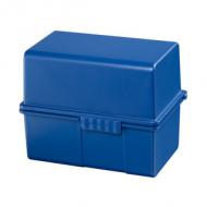 Karteikasten, blau