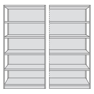 1) Grund-Regal / 2) Anbau-Regal 50941211