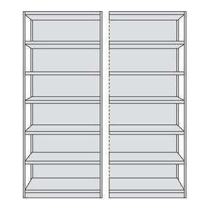 1) Grund-Regal / 2) Anbau-Regal 50941311