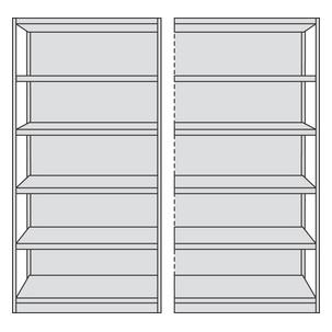 1) Grund-Regal / 2) Anbau-Regal 50942111