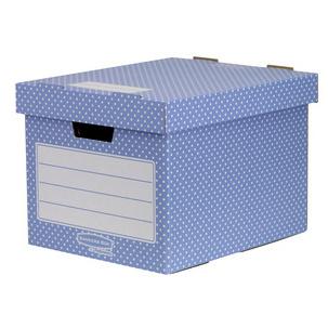 Archiv-Aufbewahrungsbox, blau / weiß 4481901