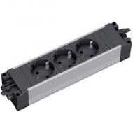 Steckdoseneinheit STEP, 3-fach