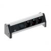 Steckdosenleiste DESK, 3-fach mit Schalter