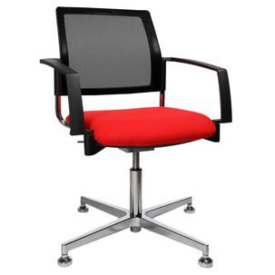 Besucherstuhl "3D BtoB 30 Netz", rot BB690A G210