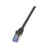 Patchkabel Kat. 6A S/FTP, schwarz